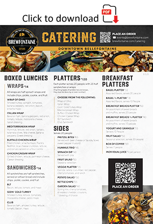 catering menu